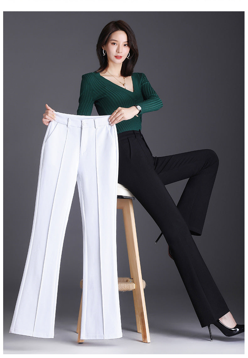 High Waist Business Casual Pants
