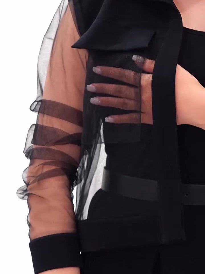 Mesh Sheer Jacket