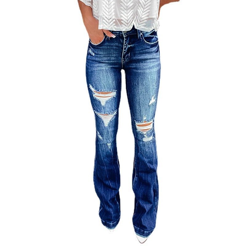 "Elegantly" Ripped Jeans