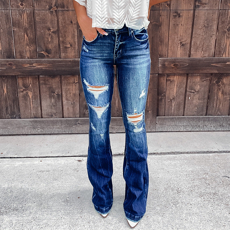 "Elegantly" Ripped Jeans