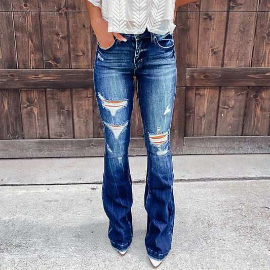 "Elegantly" Ripped Jeans