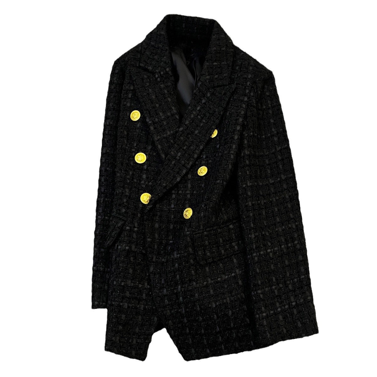 Black Tweed Suit Blazer