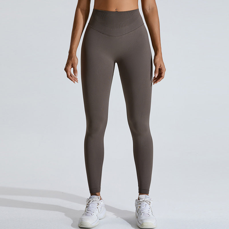 Seamless Peach Yoga Leggings