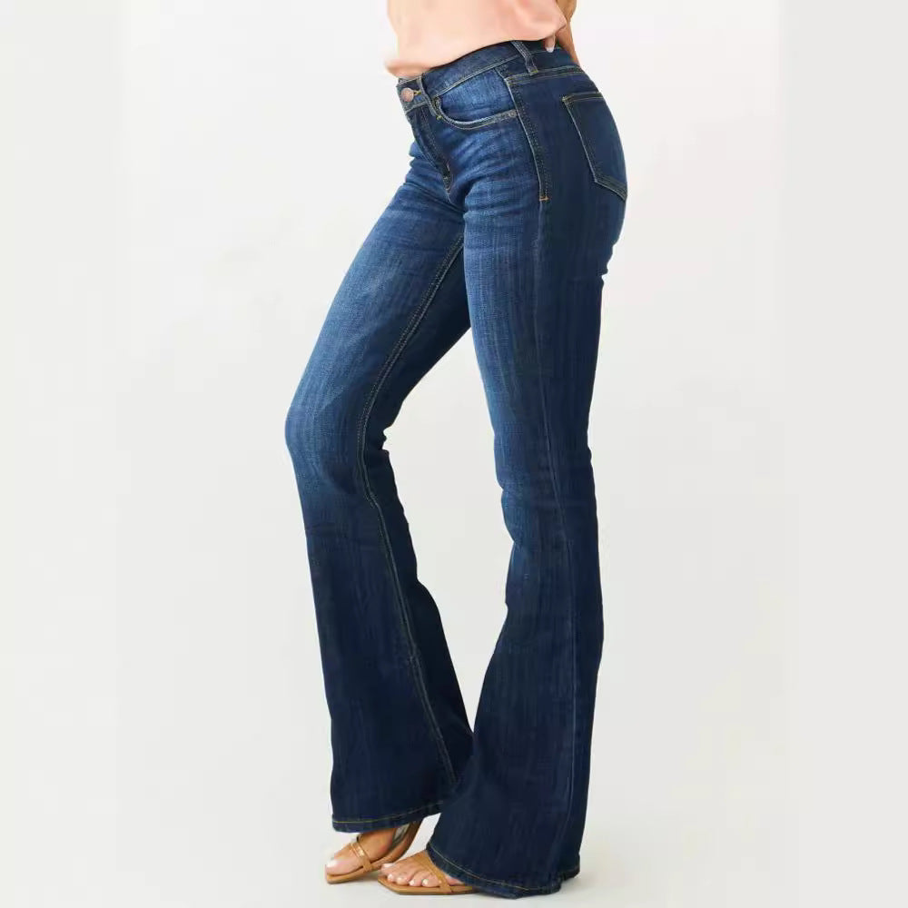 Stretch Flared Jeans