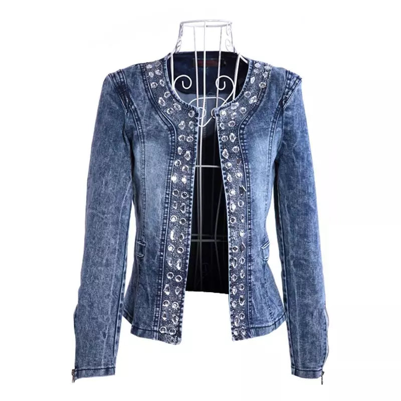 Vintage Diamonds Denim Jacket