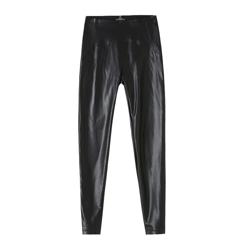 Faux Leather Stretch Pants