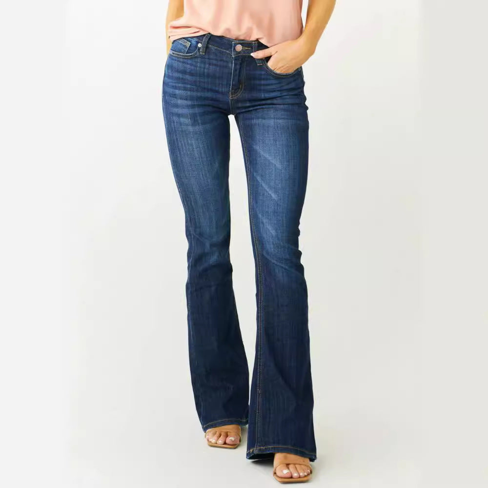 Stretch Flared Jeans