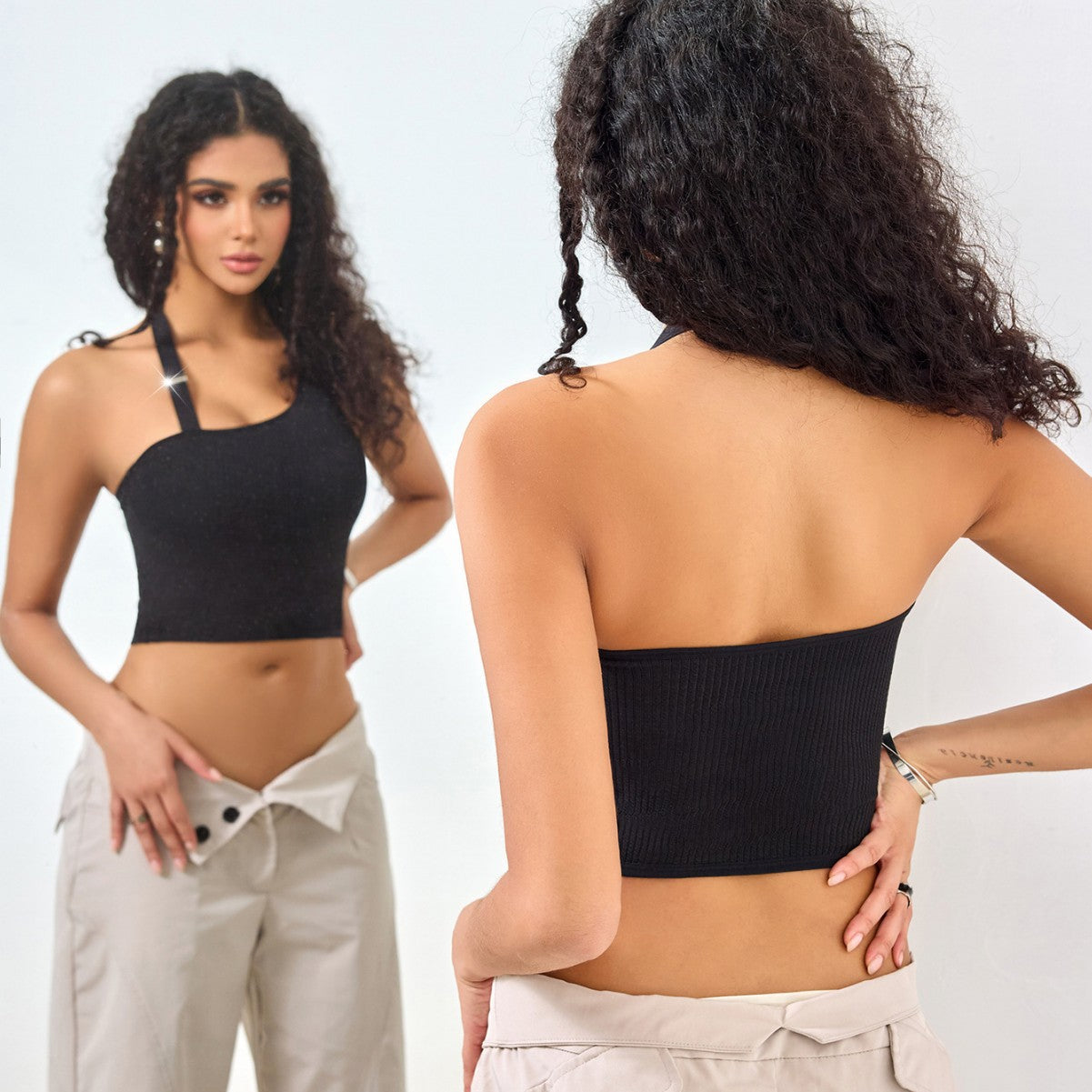 Halter Midriff Top