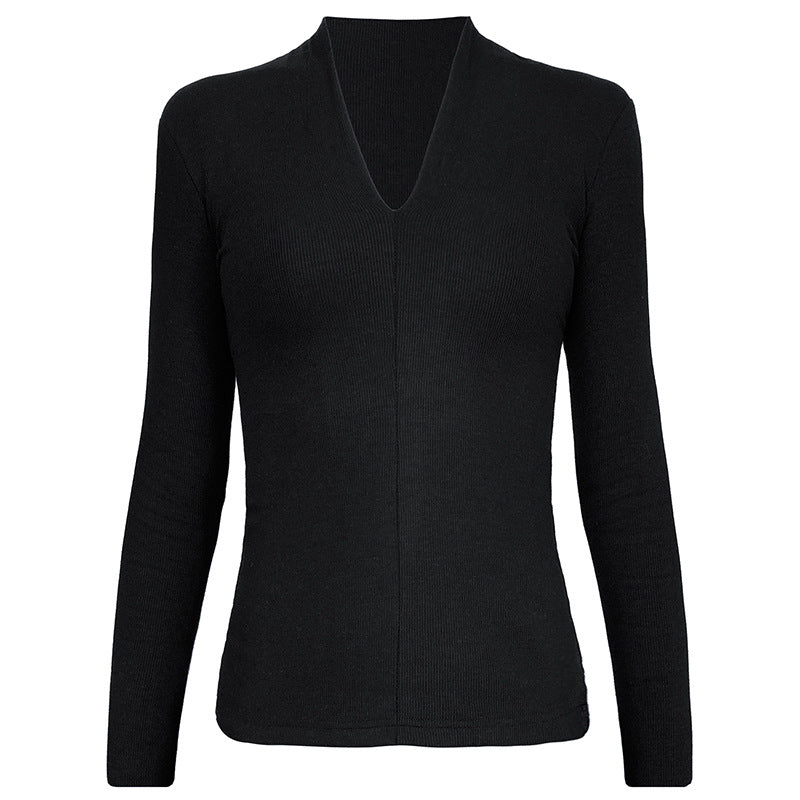 V-neck Long Sleeve Top