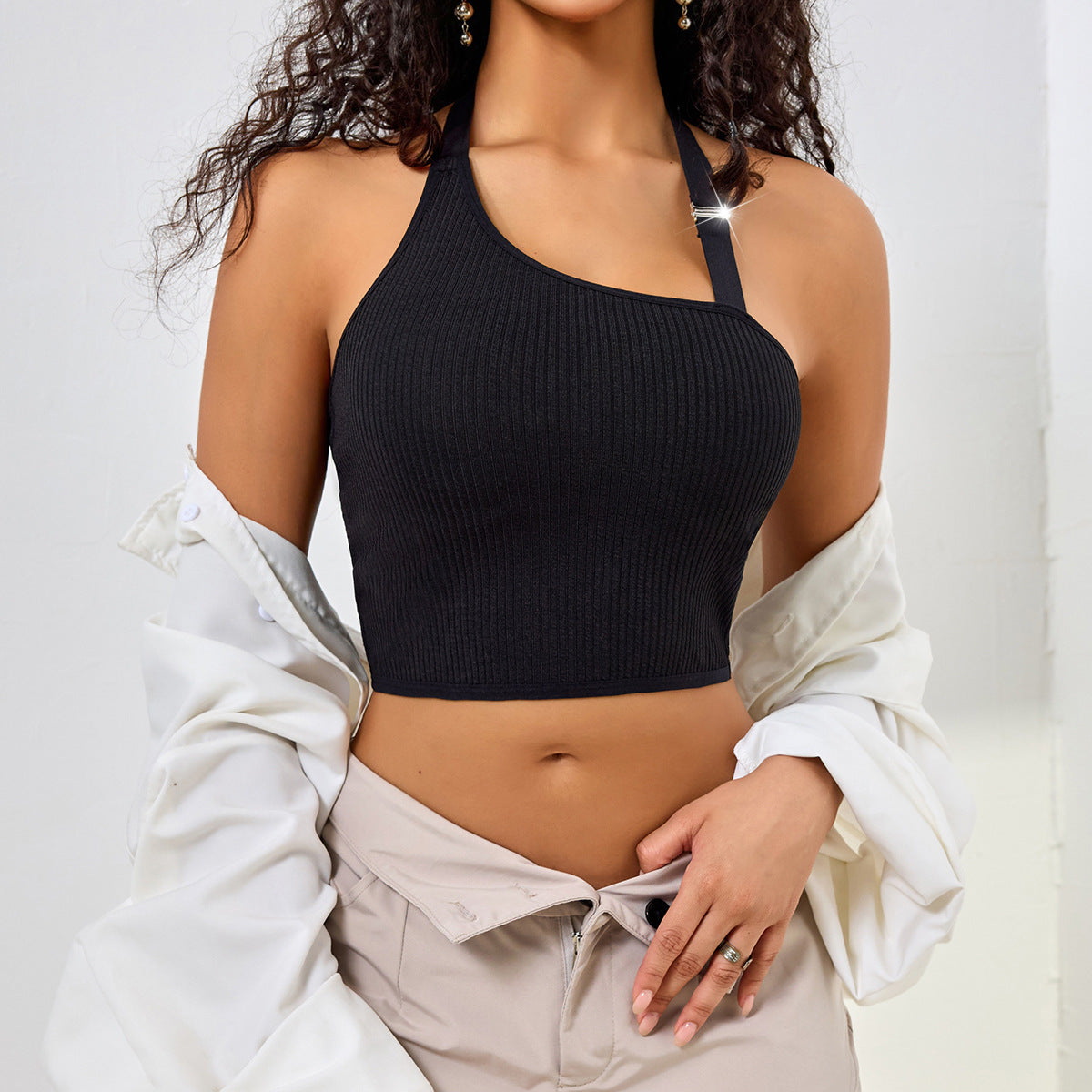 Halter Midriff Top