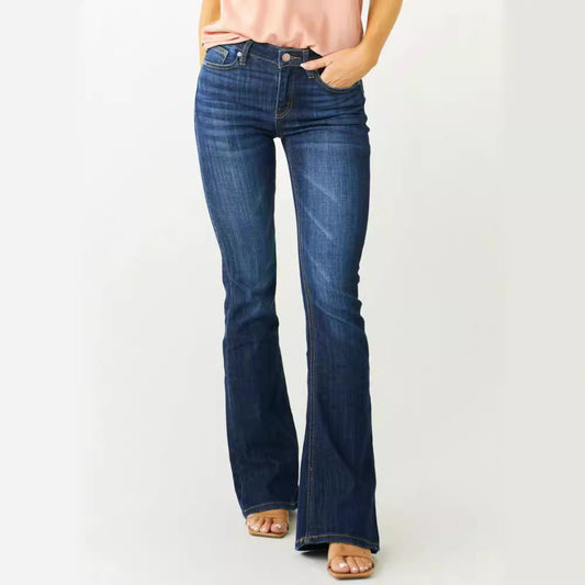 Stretch Flared Jeans